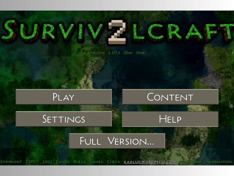 Giới Thiệu Về Survivalcraft 2 APK