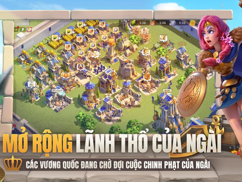Mở rộng lãnh thổ tronh Rise of Kingdoms