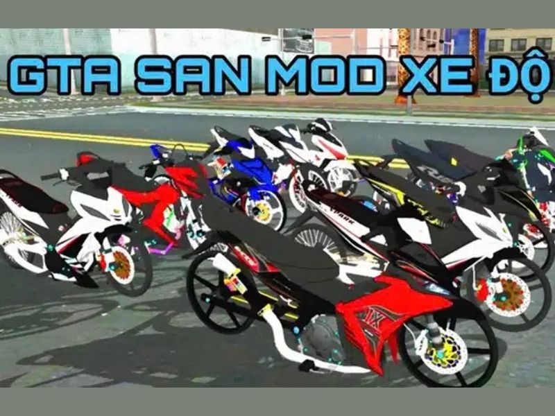 Những tính năng nổi bật của phiên bản GTA San Mod Xe Độ