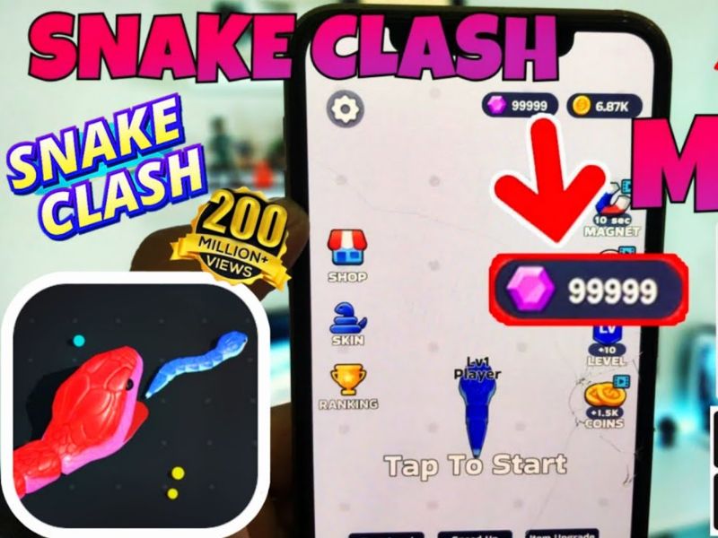 Những tính năng nổi bật của phiên bản Hack Snake Clash