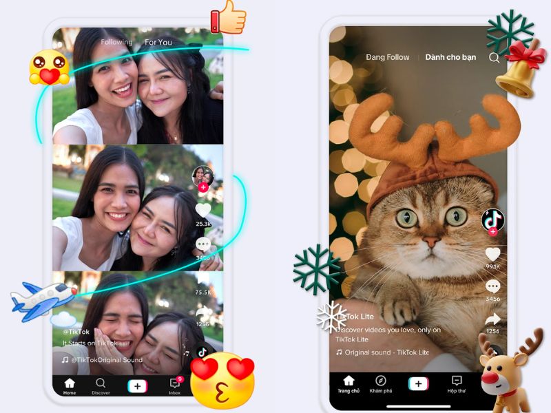 Sáng tạo video với nhiều hiệu ứng thú vị trong TikTok Lite 