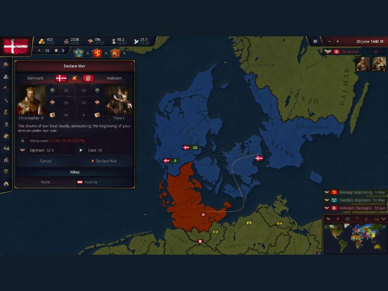 Age Of History 3 Apk đòi hỏi người chơi có chiến lược tối ưu để hạ gục kẻ thù