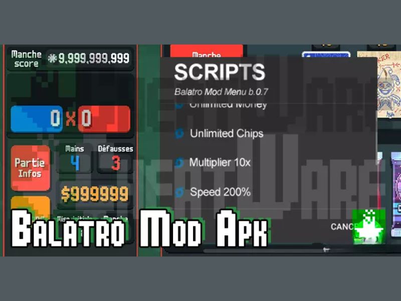Balatro Apk vô hạn tiền