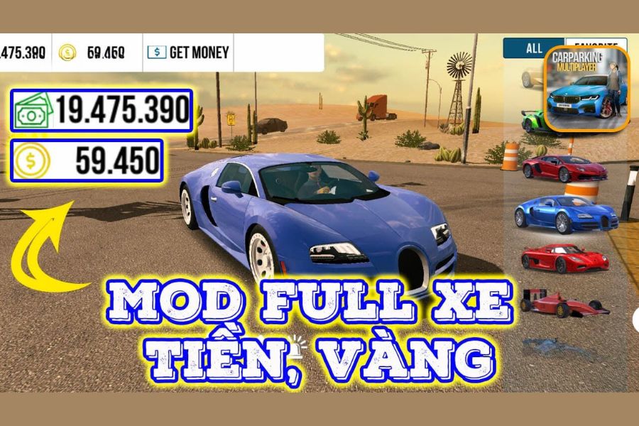 Car Parking Mod Full Tiền 2