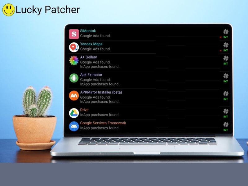 Lucky Patcher Apk có giao diện dễ sử dụng
