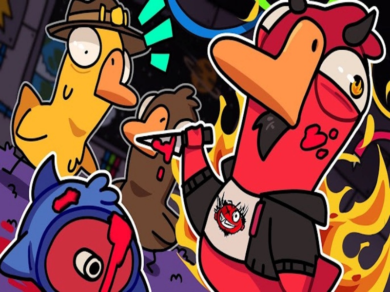 Thế giới loài vịt hỗn loạn và hài hước trong Goose Goose Duck Apk