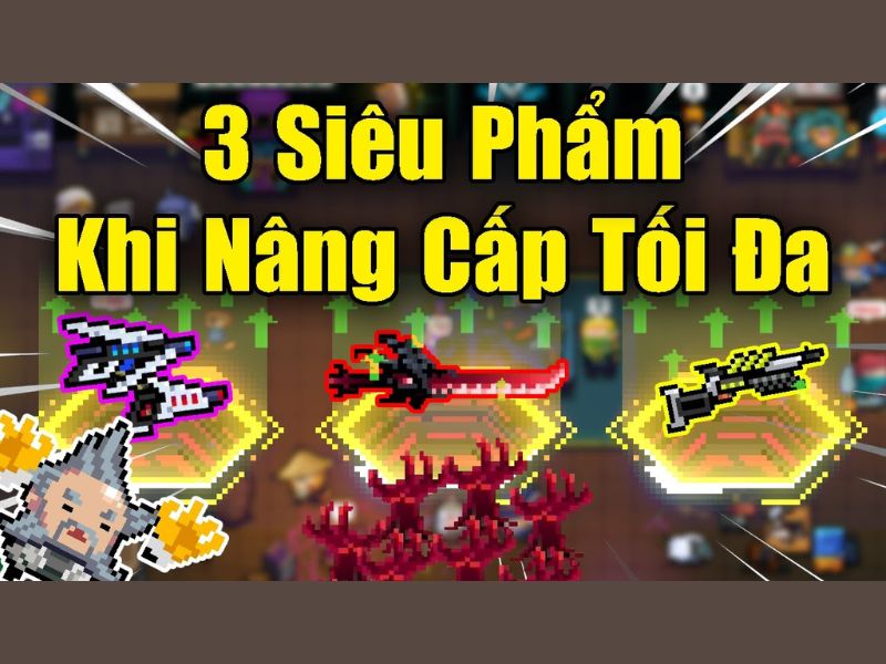 Soul Knight Mod cho phép bạn nâng cấp vũ khí và nhân vật