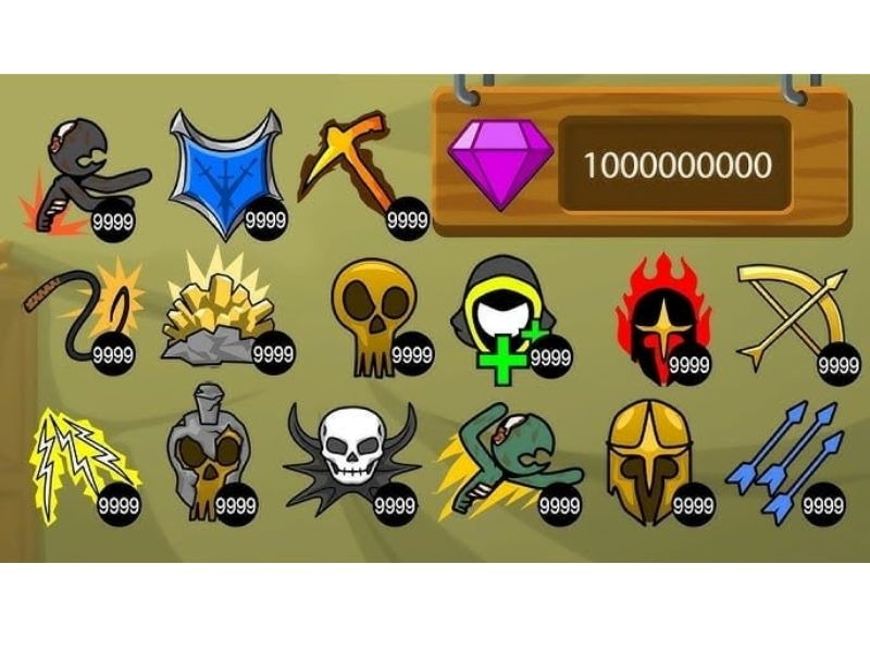 Stick War Legacy Hack Vô hạn kim cương