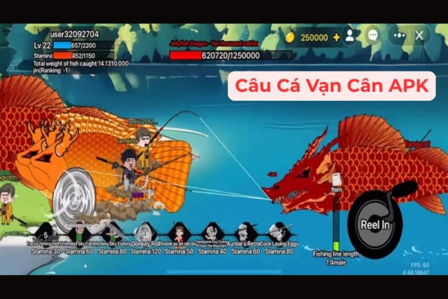 Banner Câu Cá Vạn Cân Mod APk