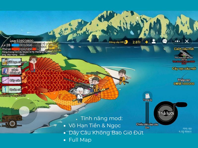 Các Tính Năng MOD Nổi Bật Trong Phiên Bản