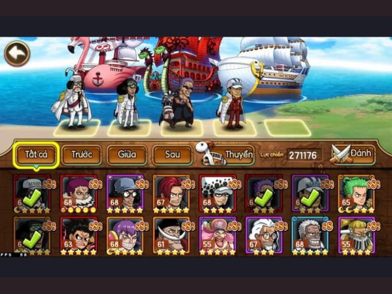 Gameplay Huyền Thoại Hải Tặc