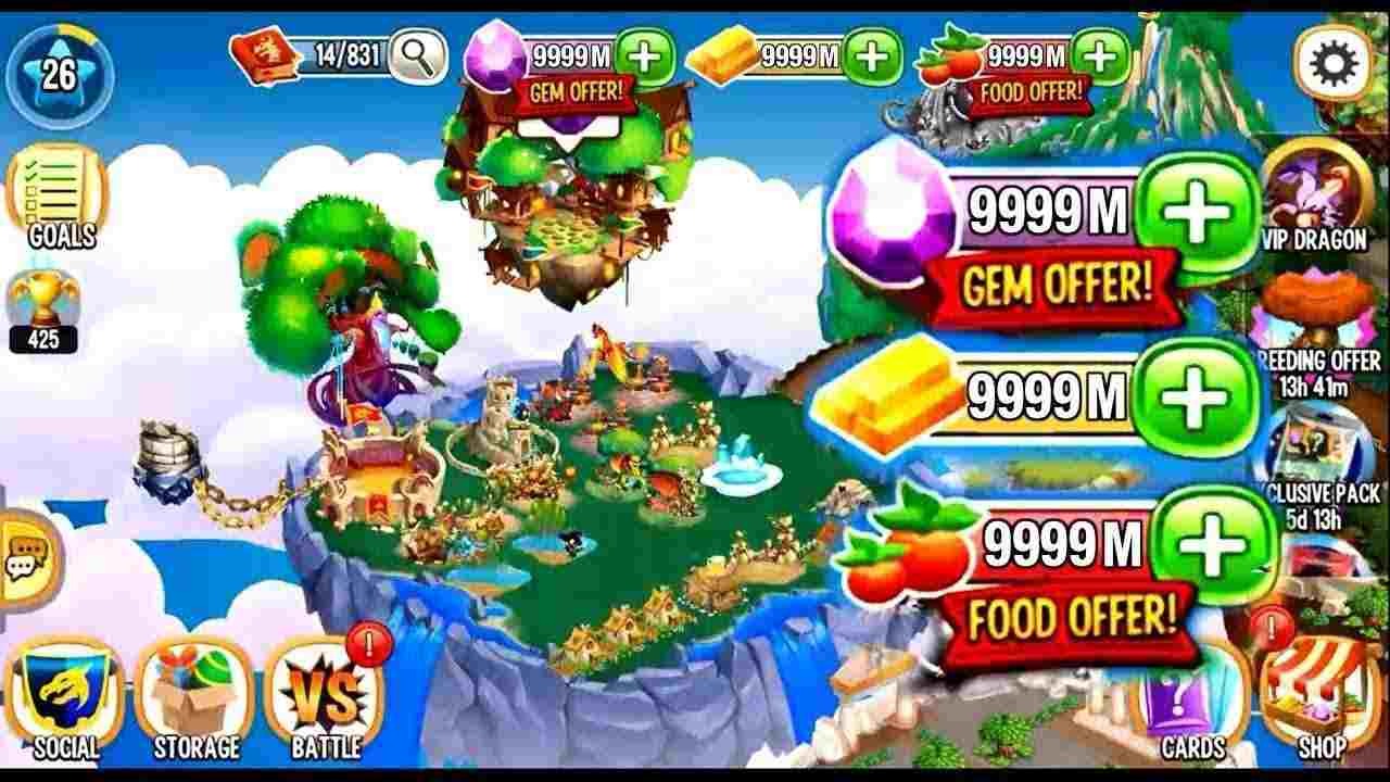 Tính Năng Nổi Bật Của Phiên Bản Hack Dragon City