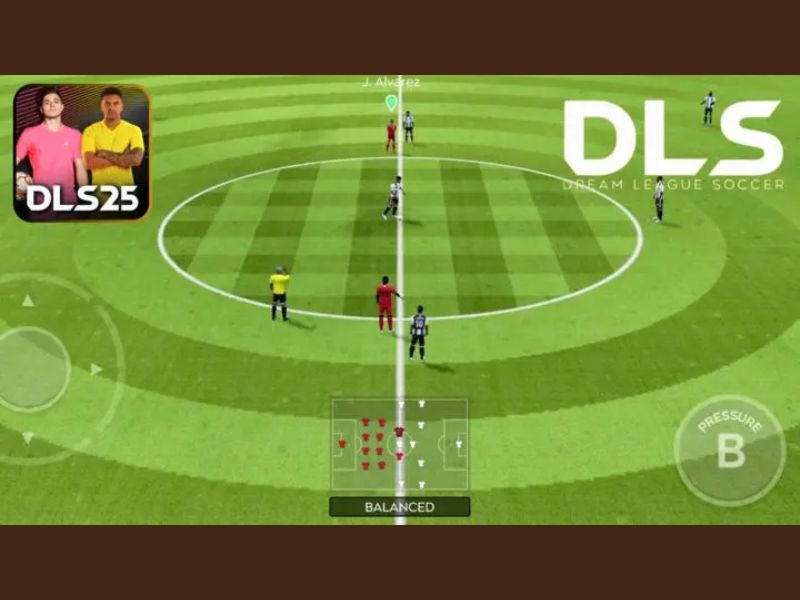 Lối chơi được tinh chỉnh mượt trong Dream League Soccer 2025
