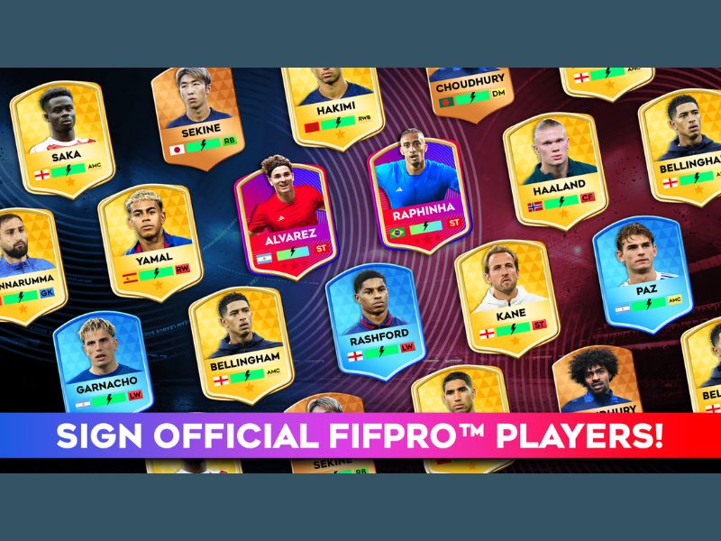 Hệ thống thẻ cầu thủ đa dạng v&agrave; c&acirc;n bằng trong Dream League Soccer 2025