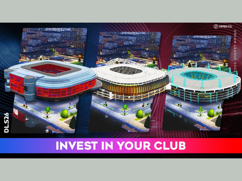 N&acirc;ng cấp s&acirc;n vận động trong Dream League Soccer 2025