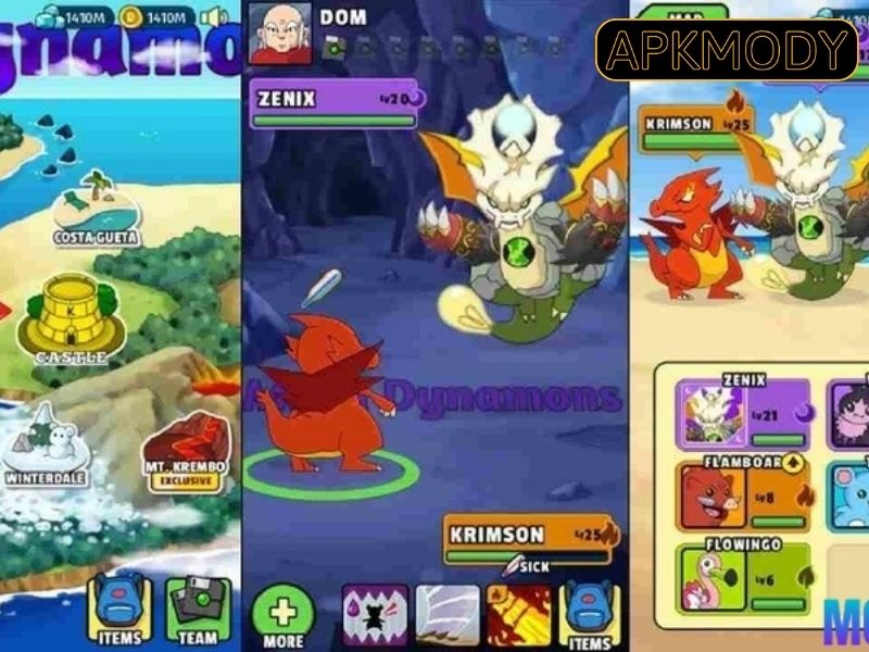 Quy trình download Dynamons World Hack Rồng
