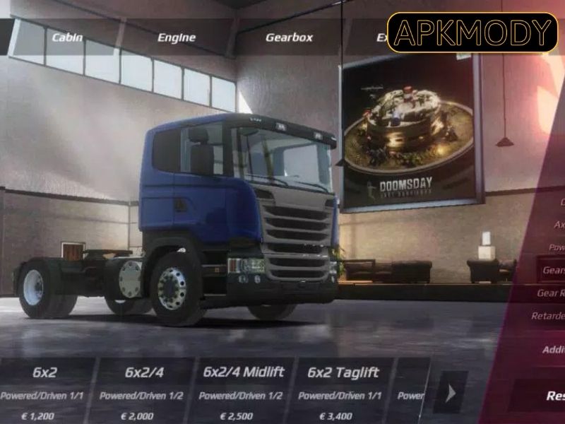 Gameplay khi kết hợp cùng hack Truckers Of Europe 3