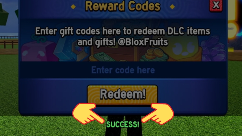 Hiển thị Success sau khi đã nhập code thành công