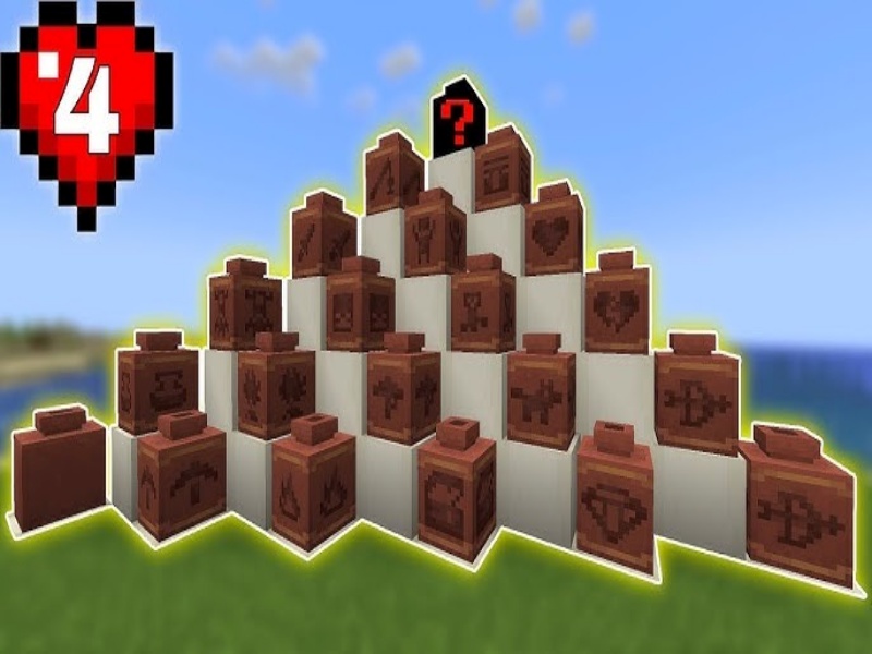 Nghệ thuật gốm sứ với bình trang trí Minecraft 1.20