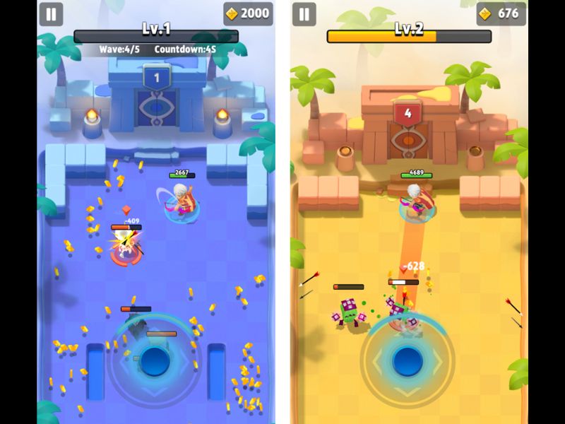 Bắn cung, học kỹ năng mới trong Archero APK