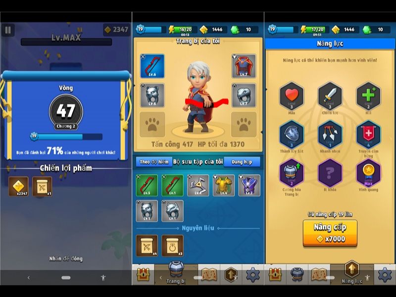 Khả năng kết hợp nhiều kỹ năng tuyệt độc trong Archero APK