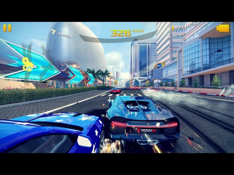 Chế độ Multiplayer gay cấn trong Asphalt 8 Mod APK