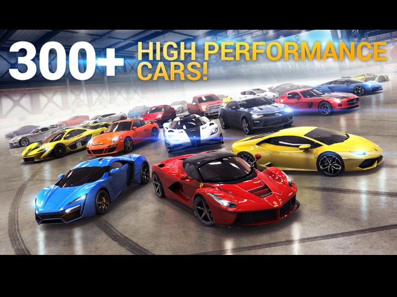Bộ sưu tập siêu xe đỉnh cao trong Asphalt 8 Mod APK