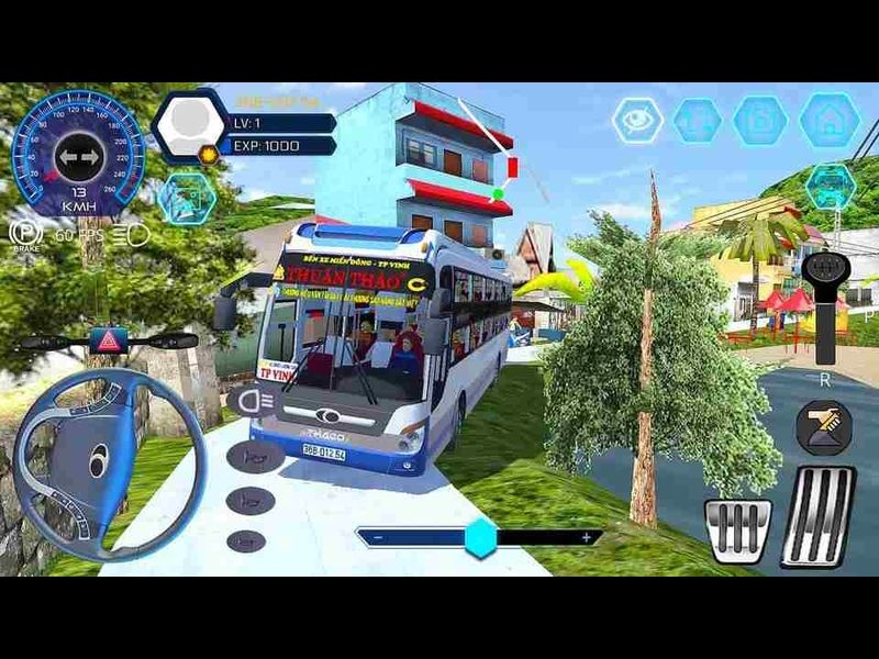 Điều khiển rất dễ dàng và trực quan trong Bus Simulator Vietnam Mod