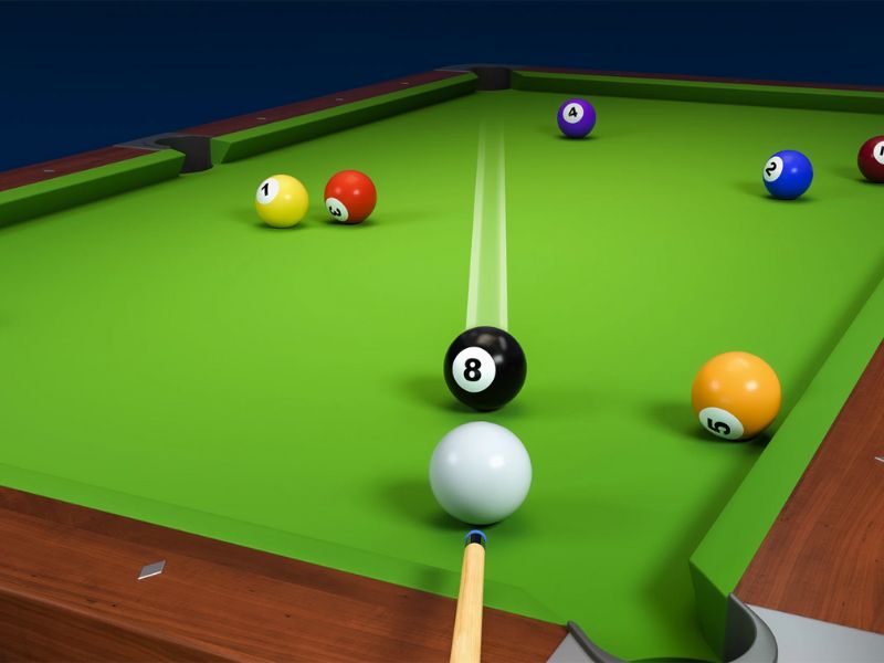 Đồ họa tối giản nhưng cuốn hút trong 8 Ball Pool Online