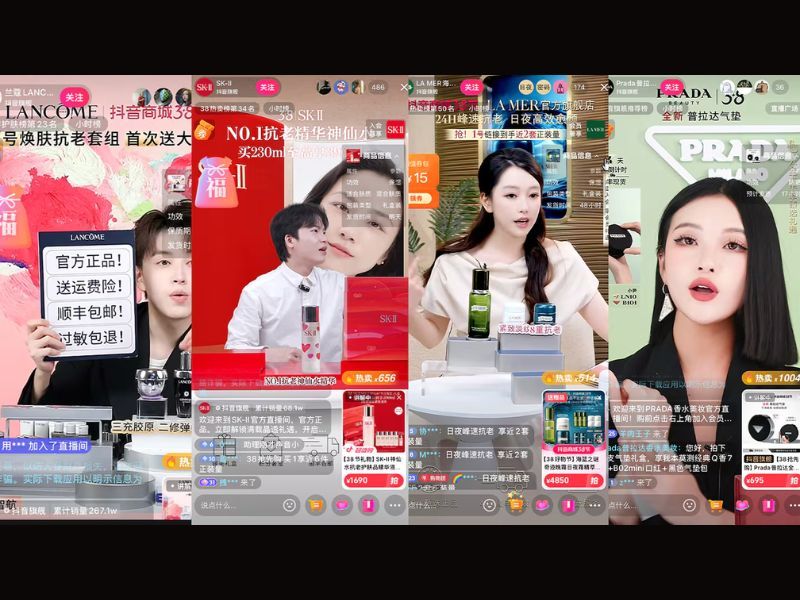 Livestream và thương mại điện tử tích hợp trong Douyin APK