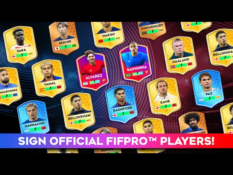 Tự do xây dựng đội hình theo phong cách riêng trong Dream League Soccer 2026