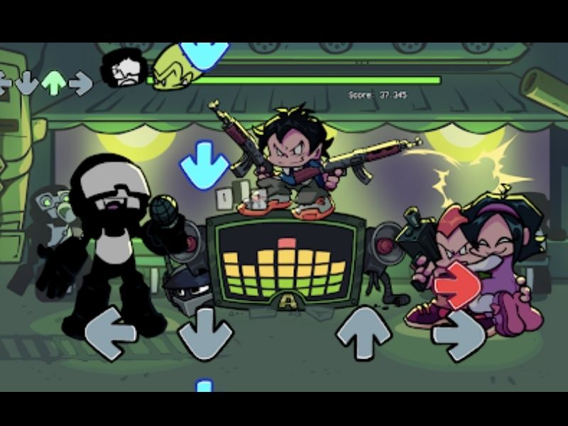 Thách thức với kho bài hát khổng lồ trong Friday Night Funkin Mod APK