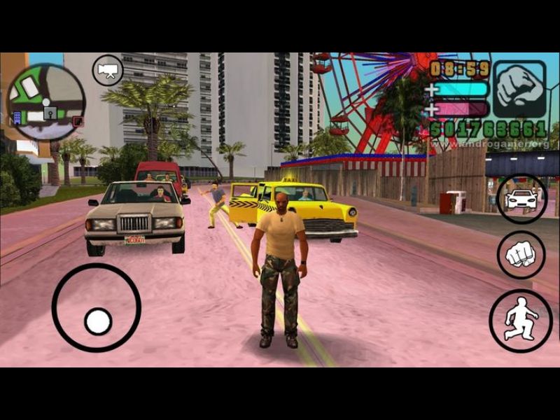 Cải tiến đồ họa và hiệu ứng mượt mà trong Gta Vice City APK