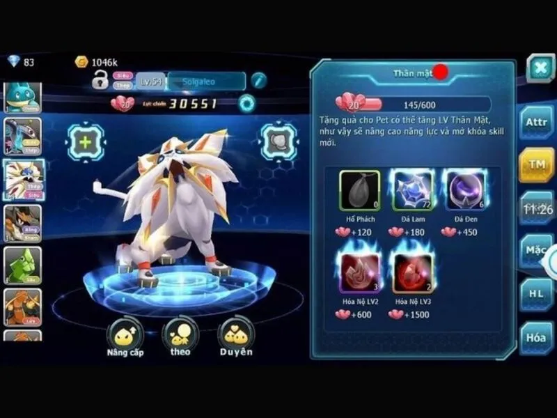 Kỹ năng và combo mạnh mẽ trong Hack Pokemon Đại Chiến Androidmentor