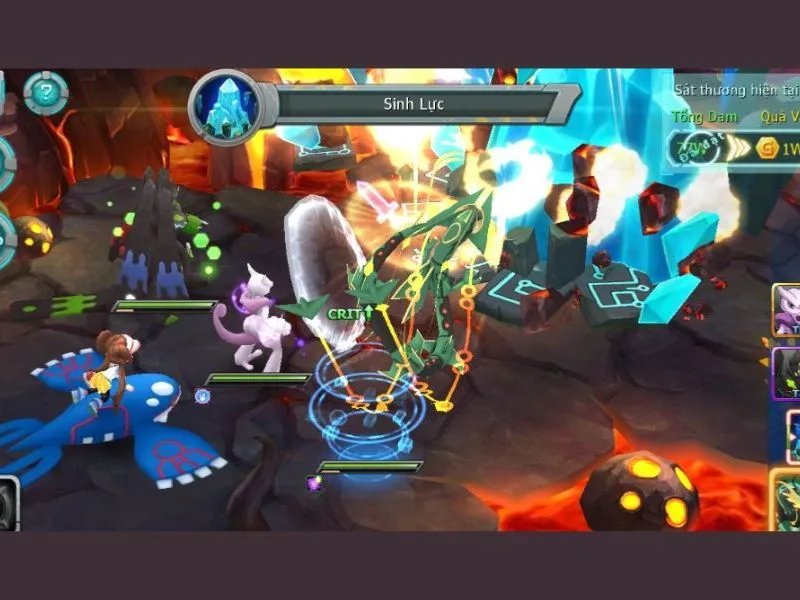 Chiến đấu theo lượt đầy kịch tính trong Hack Pokemon Đại Chiến Androidmentor