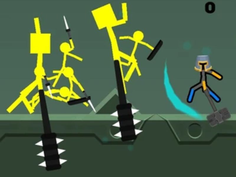 Chướng ngại vật trong trận đấu trong Hack Supreme Duelist Stickman