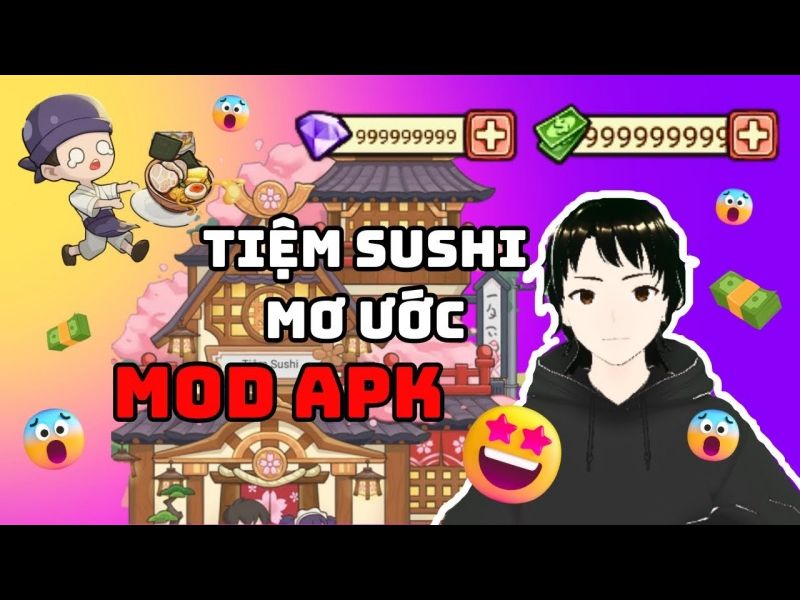 Tiệm Sushi Mơ Ước Mod Full Tất Cả Có Gì?