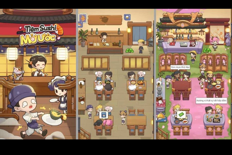 Hack Tiệm Sushi Mơ Ước