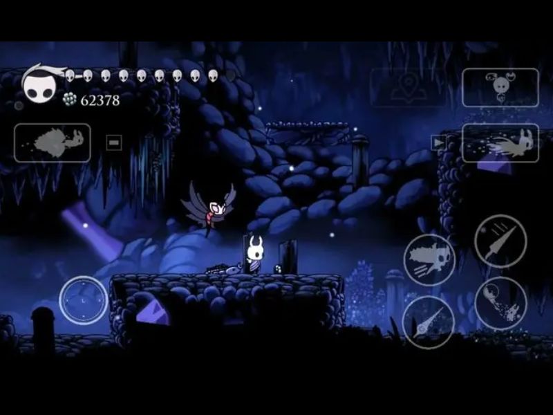 Hiệu ứng và âm thanh mang đậm tính nghệ thuật trong Hollow Knight APK