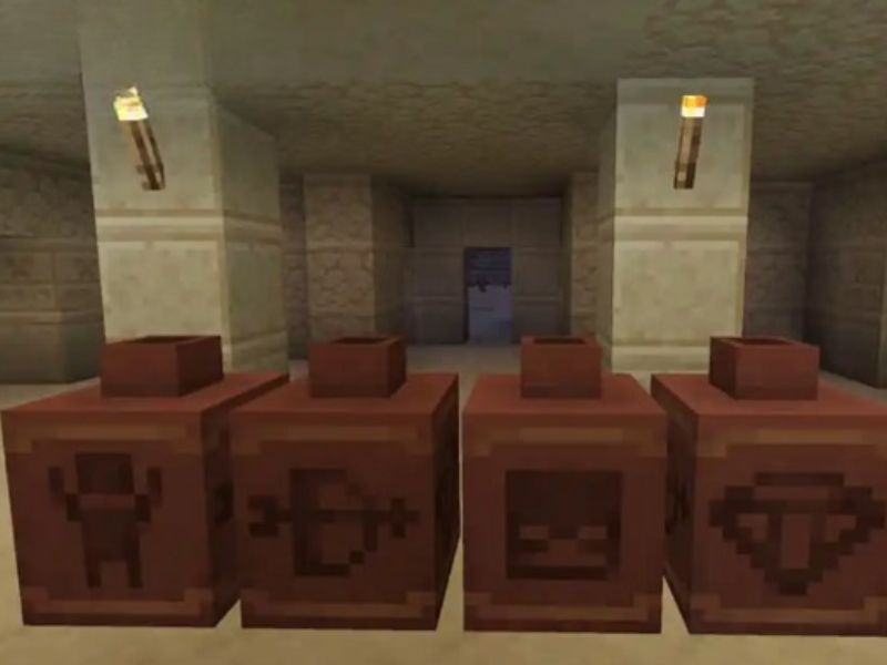 Tham gia khảo cổ để truy tìm cổ vật trong Minecraft 1.20.1 APK