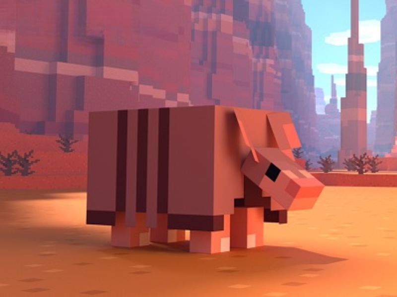 Cải tiến với Armadillo trong Minecraft 1.20.80 APK