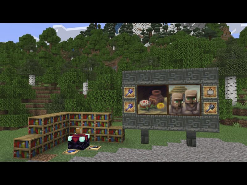 Bổ sung tranh nghệ thuật trong Minecraft 1.21.0
