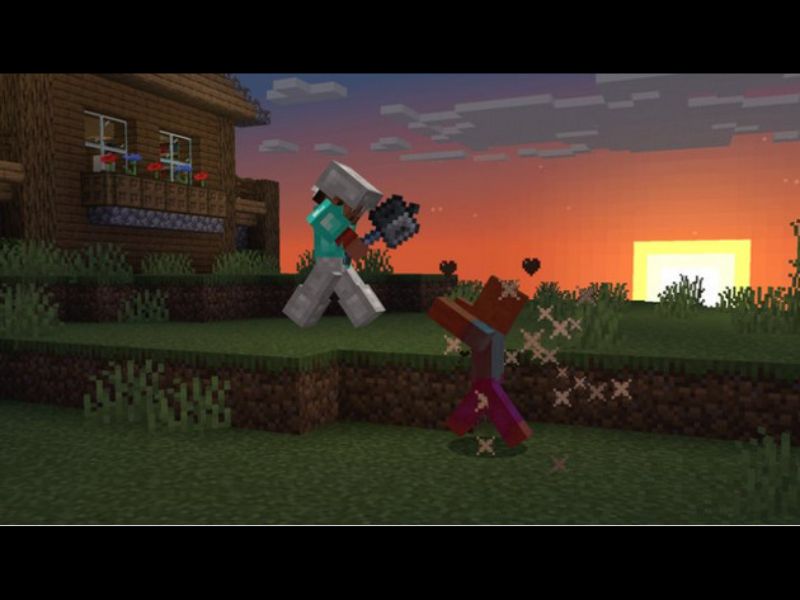 Vũ khí Mace trong Minecraft 1.21.2 APK