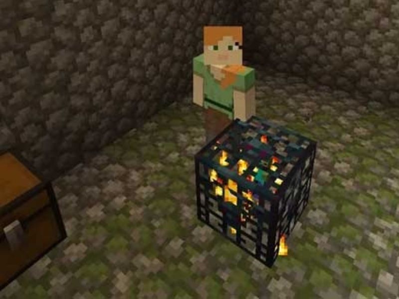 Cẩn thận với các quái vật được sinh ra từ Spawners trong Minecraft 1.21.30 APK