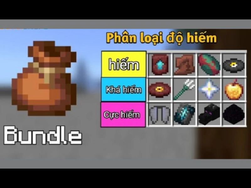 Bundles trong Minecraft 1.21.44