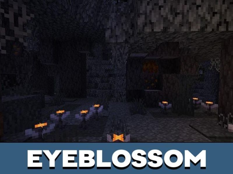 Eyeblossom trong Minecraft 1.21.50 