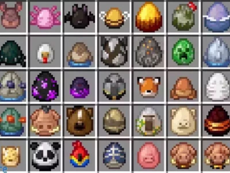 Dùng trứng sinh sản để tạo Mob dễ dàng hơn trong Minecraft 1.21.70 APK
