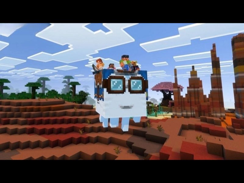 Happy Ghast trong Minecraft 1.21.90 APK