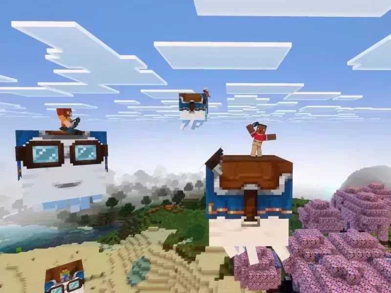 Sinh vật dễ thương Happy Ghast trong Minecraft 1.21.94 APK