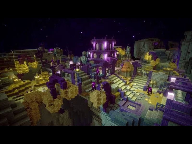 Môi trường và quần xã sinh vật được làm chi tiết hơn trong Minecraft 1.22 APK
